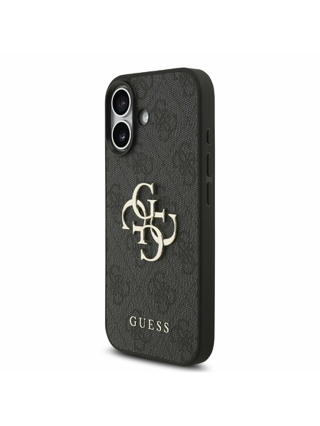 Guess Guess PU 4G Metal Logo Strap Rückseite für iPhone 17 Black