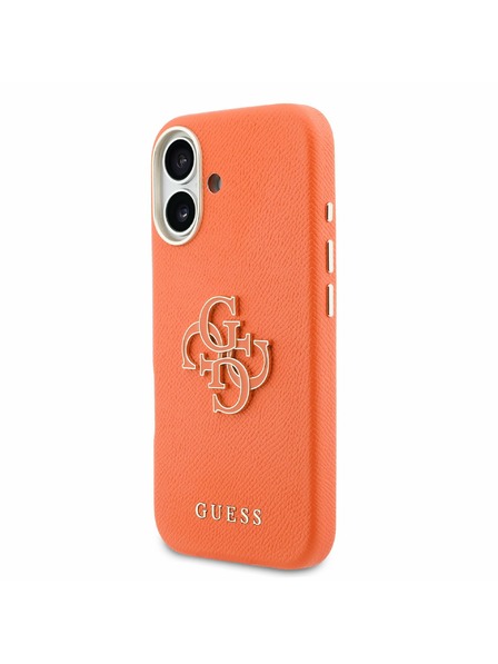 Guess Guess PU Resin Logo Rückseite für iPhone 17 Orange