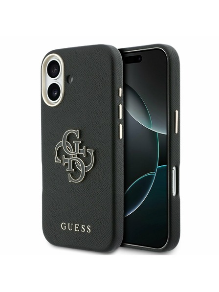Guess Guess PU Resin Logo Rückseite für iPhone 17 Black
