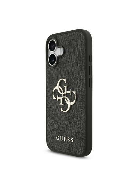 Guess Guess PU 4G Metal Logo Rückseite für iPhone 17 Grey