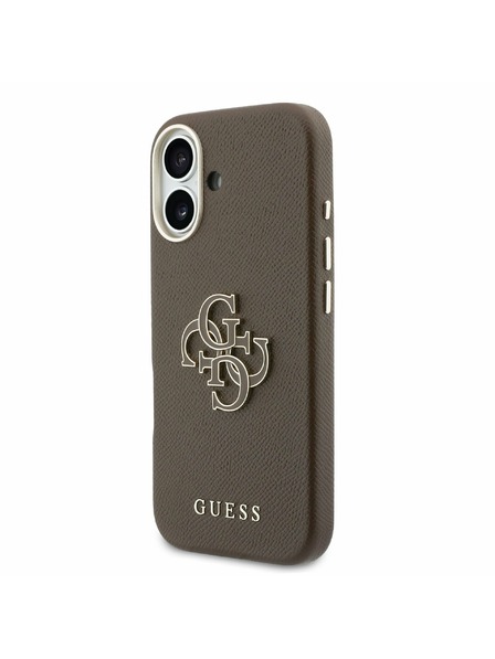 Guess Guess PU Resin Logo Rückseite für iPhone 17 Brown