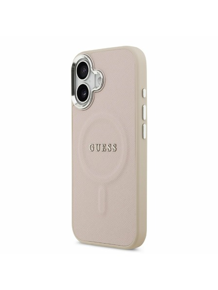Guess Guess PU Saffiano MagSafe Rückseite für iPhone 17 Pink