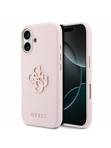 Guess Guess PU Resin Logo Rückseite für iPhone 17 Pink