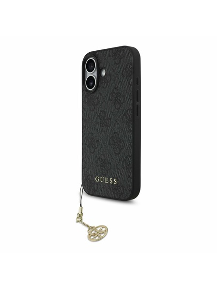 Guess Guess 4G Charm MagSafe Rückseite für iPhone 17 Tone on Tone Grey
