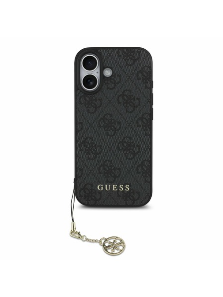 Guess Guess 4G Charm MagSafe Rückseite für iPhone 17 Tone on Tone Grey