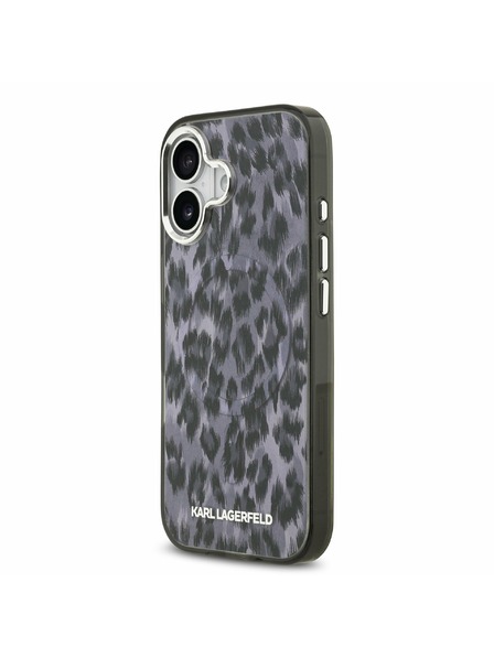 Karl Lagerfeld Karl Lagerfeld IML Leopard MagSafe Rückseite für iPhone 17 Grey
