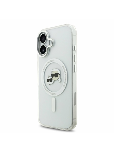 Karl Lagerfeld Karl Lagerfeld IML K&CH Heads Metal Frame MagSafe Rückseite für iPhone 17 Transparent