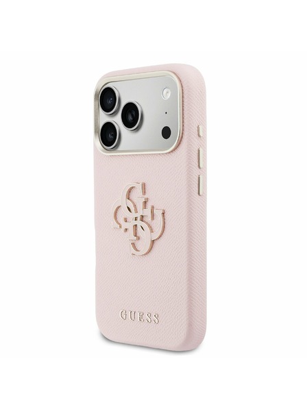 Guess Guess PU Resin Logo Rückseite für iPhone 17 Pro Pink