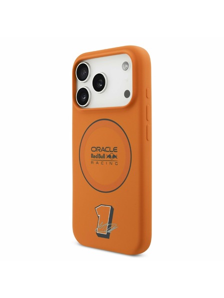 Red Bull Red Bull Silicone Blue Ring MagSafe Rückseite für iPhone 17 Pro Orange