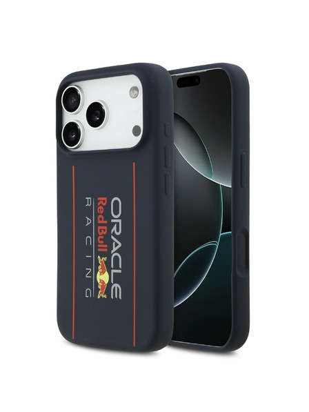 Red Bull Red Bull Silicone Vertical Logo MagSafe Rückseite für iPhone 17 Pro Navy
