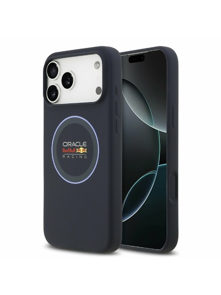 Red Bull Red Bull Silicone Blue Ring MagSafe Rückseitenschutz für iPhone 17 Pro Max Marineblau