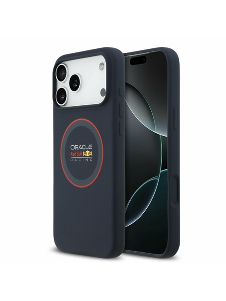 Red Bull Red Bull Silicone Red Ring MagSafe Rückseitenschutz für iPhone 17 Pro Max Marineblau