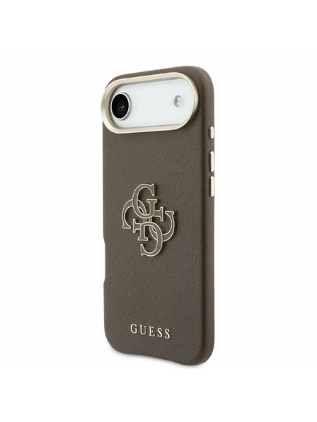 Guess Guess PU Resin Logo Rückseitenschutz für iPhone Air Braun