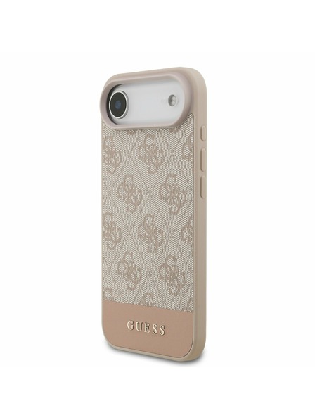 Guess Guess PU 4G Stripe Rückseitenschutz für iPhone Air Rosa