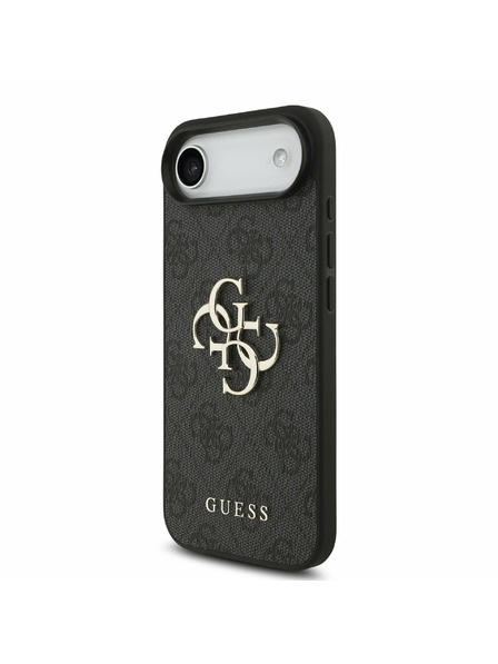Guess Guess PU 4G Metal Logo Riemen Rückseitenschutz für iPhone Air Schwarz