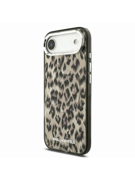 Karl Lagerfeld Karl Lagerfeld IML Leopard MagSafe Rückseitenschutz für iPhone Air Braun