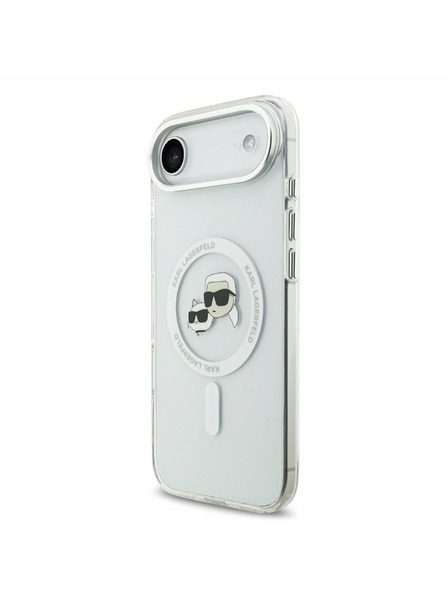 Karl Lagerfeld Karl Lagerfeld IML K&CH Heads Metal Frame MagSafe Rückseitenschutz für iPhone Air Transparent