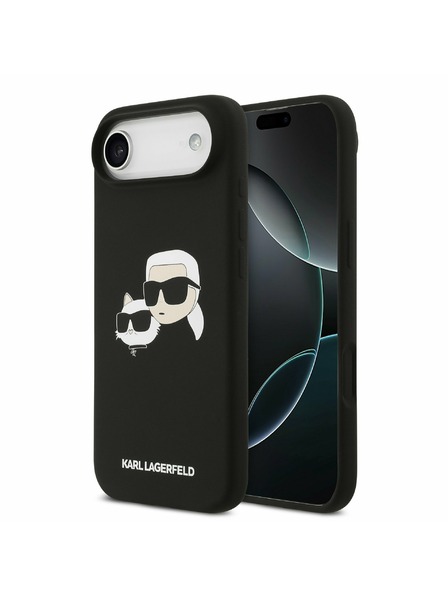 Karl Lagerfeld Karl Lagerfeld Liquid Silicone Double Heads MagSafe Rückseitenschutz für iPhone Air Schwarz