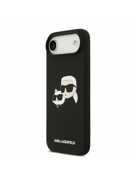 Karl Lagerfeld Karl Lagerfeld Liquid Silicone Double Heads MagSafe Rückseitenschutz für iPhone Air Schwarz