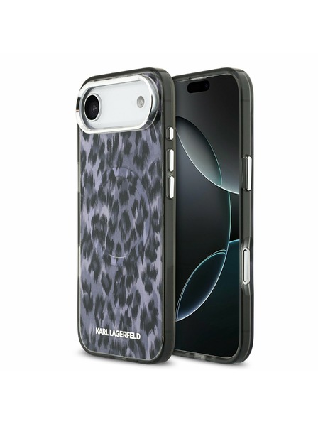 Karl Lagerfeld Karl Lagerfeld IML Leopard MagSafe Rückseite für iPhone Air Grau