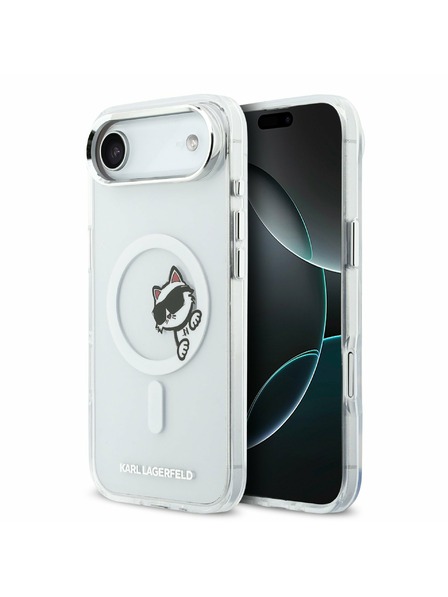 Karl Lagerfeld Karl Lagerfeld IML Choupette Peekaboo MagSafe Rückseite für iPhone Air Transparent