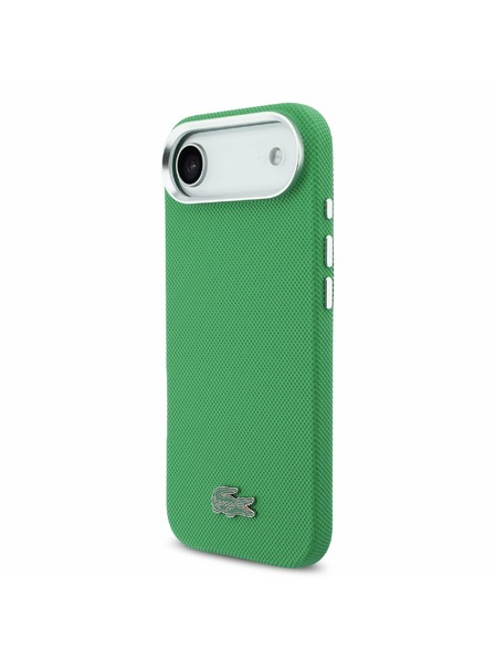Lacoste Lacoste Iconic Petit Pique Metal Logo MagSafe Rückseite für iPhone Air Grün