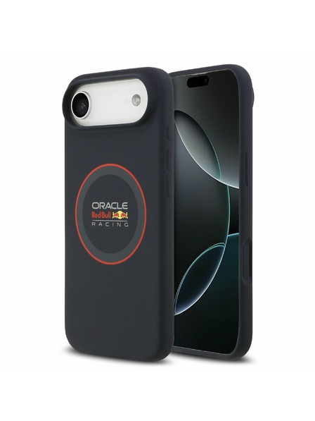 Red Bull Red Bull Silicone Red Ring MagSafe Rückseite für iPhone Air Marineblau