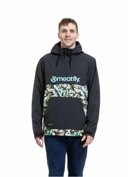 Meatfly Meatfly Herren Street Jacke Garen Black / Graffiti