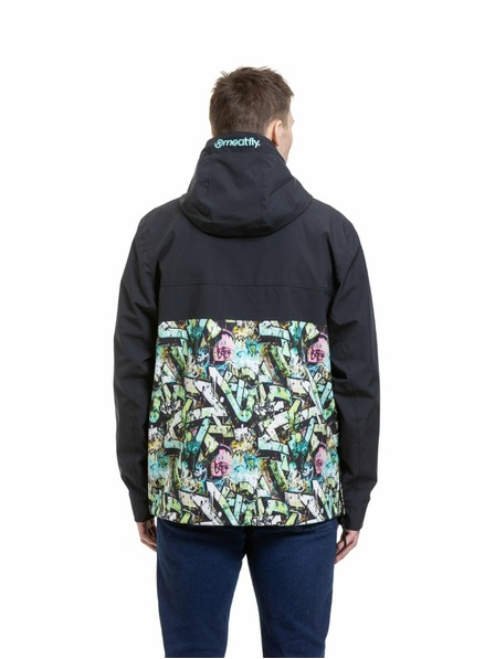 Meatfly Meatfly Herren Street Jacke Garen Black / Graffiti