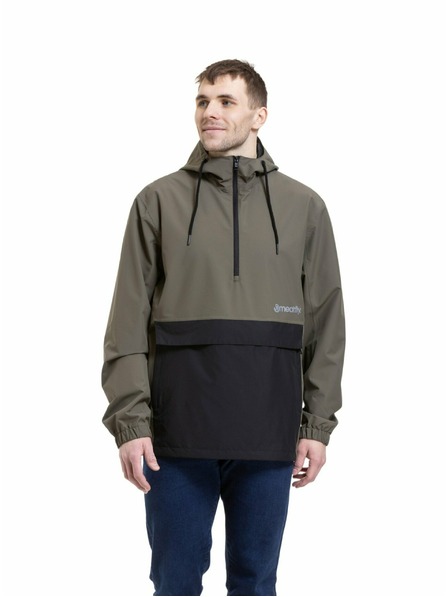 Meatfly Meatfly Herren Street Jacke Henry Dark Olive / Black