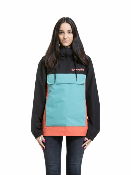 Meatfly Meatfly Damen Street Jacke Noah Mango / Black