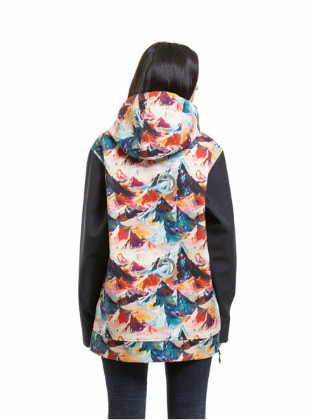 Meatfly Meatfly Damen Street Jacke Alita Mango Mountains / Black