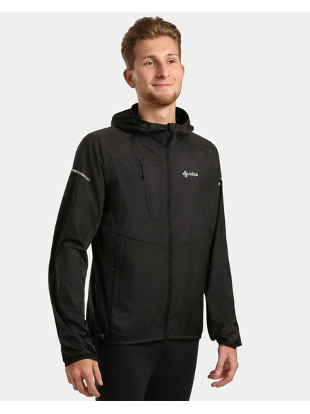 Kilpi Herren-Leichte windundurchlässige Jacke Kilpi ROSA-M Schwarz