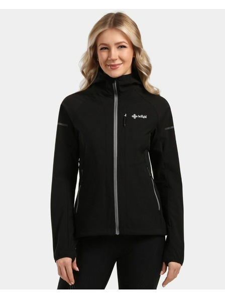 Kilpi Damen-Membranlose Softshell-Laufjacke Kilpi BALEO-W Schwarz