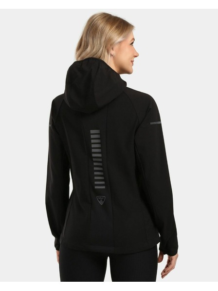 Kilpi Damen-Membranlose Softshell-Laufjacke Kilpi BALEO-W Schwarz