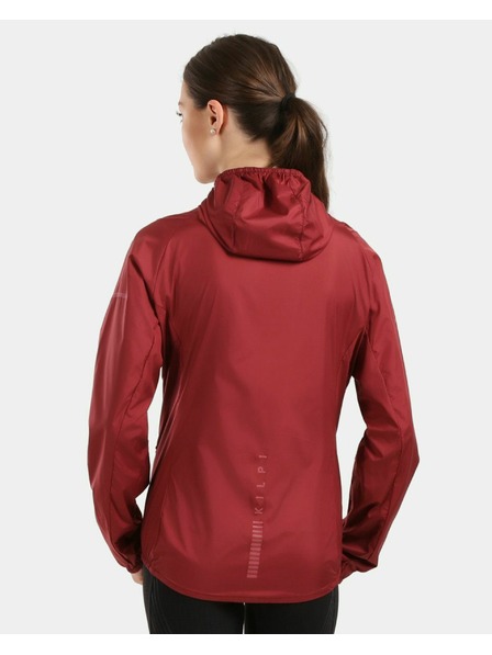 Kilpi Damen-Leichte windundurchlässige Jacke Kilpi ROSA-W Dunkelrot