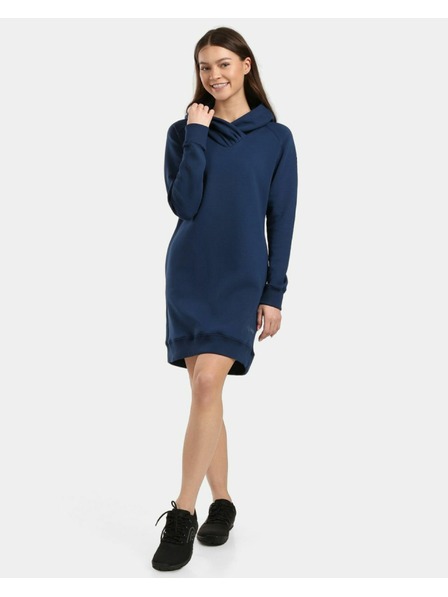 Kilpi Langer Damen-Hoodie Kilpi HEYDEN-W Dunkelblau