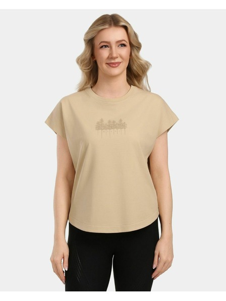 Kilpi Damen-Baumwoll-T-Shirt Kilpi NELLIM-W Beige