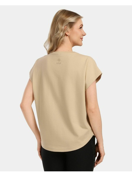 Kilpi Damen-Baumwoll-T-Shirt Kilpi NELLIM-W Beige