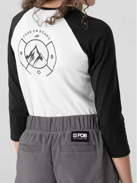 4F Damen-T-Shirt mit 3/4-Ärmeln 4F