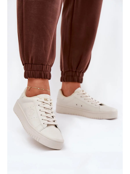 BIG STAR SHOES Damen-Sneaker aus ECO-Leder Big Star – beige