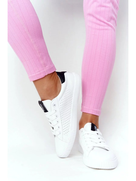 BIG STAR SHOES Damen-Mode-Sneaker Big Star – weiß/schwarz