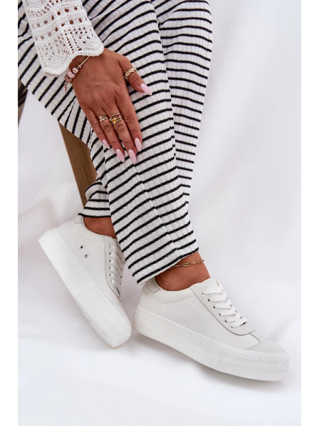 BIG STAR SHOES Damen-Sneaker auf Plattform Big Star – weiß