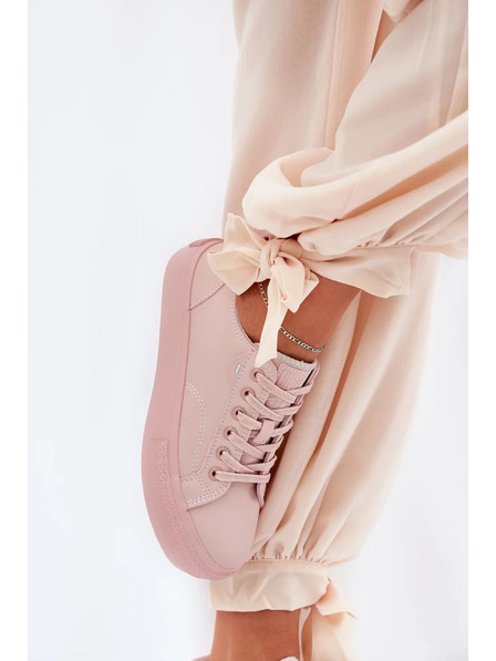 BIG STAR SHOES Damen-Sneaker auf Plattform aus ECO-Leder Big Star – rosa