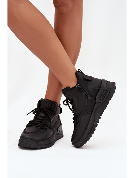 BIG STAR SHOES Damen-Sportschuhe auf Plattform Big Star – schwarz