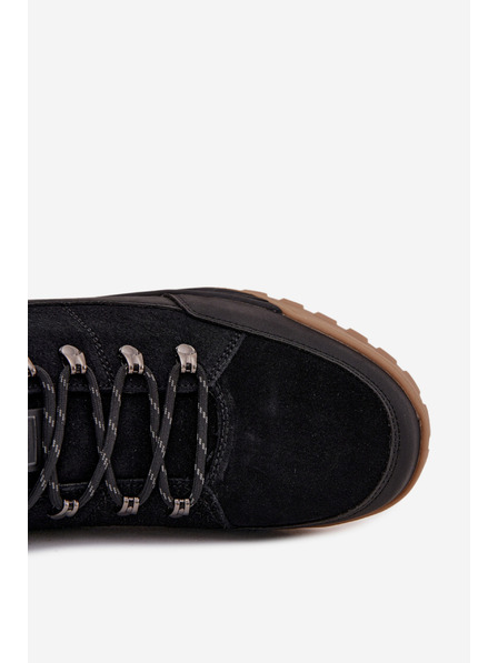 BIG STAR SHOES Herren-Wildleder-Trekkingstiefel Big Star – schwarz