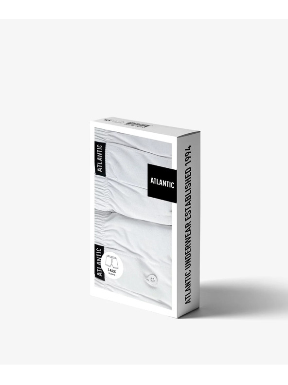 Atlantic 2er Pack Boxershorts weiß