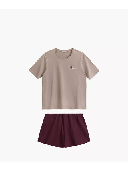 Atlantic Damen Baumwoll-Pyjama Atlantic