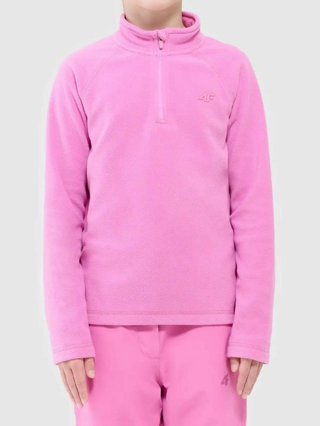 4F Fleece-Kapuzenpullover für Mädchen 4F