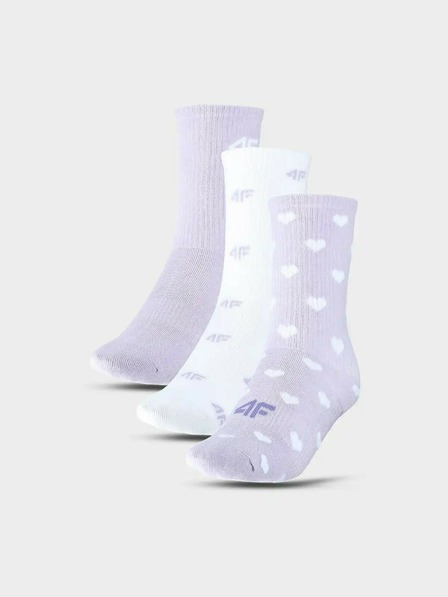 4F Mädchen-Socken 4F F394 (3er-Pack)